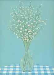 Geoffrey Jones, Still Life with Flowers, 1968, oil on canvas