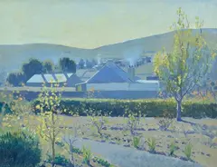 Elioth Gruner, Monaro Landscape, 1927, oil on board