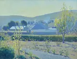 Elioth Gruner, Monaro Landscape, 1927, oil on board