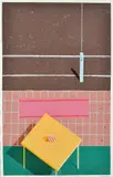 Ronald Quick, Tennis After Play, 1982, screenprint 15/32