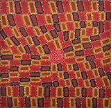 Tingari Squares by Walala Tjapaltjarri, 2007, acrylic on linen, offered Apr 2015