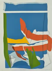 Sigi Gabrie, Ribbon Dance, 1977, screenprint 1/6