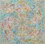 Liz Coats, Cicadas B4, 1992, acrylic on canvas