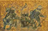 Mirka Mora, Isabelle c.1955 oil on board and housed in original artist made frame