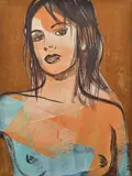 David Bromley, Belinda acrylic on canvas, acrylic