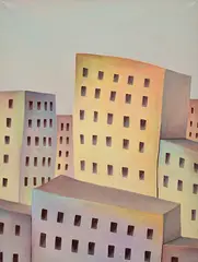 Greg Ades, Building II, 2002, oil on canvas