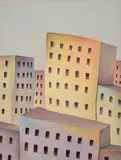 Greg Ades, Building II, 2002, oil on canvas