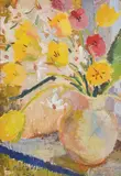 Ludmilla Meilerts, Poppies c.1943 oil on board, oil
