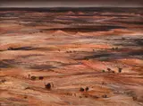 Kenneth Jack, Sturt's Stoney Desert III 1967 oil on composition board
