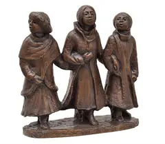 Ailsa O'Connor, Le Donne Contra la Violenza 1979 bronze, sculpture