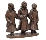 Ailsa O'Connor, Le Donne Contra la Violenza 1979 bronze, sculpture