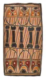 Djartjiwuy, DJARTJIWUY Morning Star Ceremony - Bunumbirr Skulls c. 1967 natural earth pigments on bark