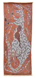 Robin Nganjmirra, Kangaroo and Mimi Spirits 1989 natural earth pigments on bark 164 x 62cm