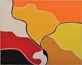 Freddie Timms, Untitled acrylic on board 80 x 100cm, acrylic