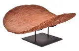 Jean Burke, Coolamon (Piti) carved red river gum with red ochre