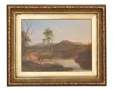 James Howe Carse, Riddle Creek, Oil on Canvas, 44 x 58.8cm., oil