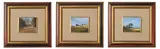 Colin Parker, Suite of Three Landscapes Oil on Board, 12.5 X 14.5cm