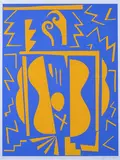 Robert Jacks, Cello 2001 screenprint P/P 65.5 x 49cm, screenprint