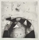 Dean Bowen, Patchwork Ritual lithograph 12/15 49 x 50cm