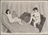 John Brack, Resting Nude lithograph 35/50 47 x 65cm