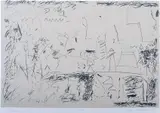 Allan Mitelman, S. T. 1971 lithograph 29/120 37 x 55cm, lithograph