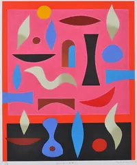 John Coburn, Cosi Fan Tutti 1990 lithograph 69/99 60 x 50cm, lithograph