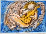 David Boyd, Musical Dreaming lithograph 31/75 43 x 60cm, lithograph