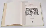 Donald Friend, Songs of the Vagabond Scholars book of 14 original lithographs, edition of 100 Lyrics by anonymous wanderers who sheltered in courts and monasteries at the time of the black death, Beagle Press: Sydney, 1982, bound in full leather, gilt lettering with slipcase, contains 14 original lithographs by Donald Friend, limited edition of 100, signed by the artist, lithograph