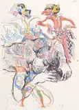 Donald Friend, The Dream colour offset lithograph 34/200 54 x 39cm, lithograph
