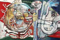 Jon Cattapan, Untitled 1983, 1983, synthetic polymer paint, watercolour, pastel and charcoal on paper