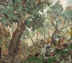 Hatton Beck, Rugged Forest, glazed ceramic tile