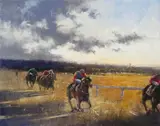 Herman Pekel, The Home Turn, oil on canvas