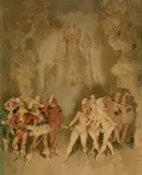 Untitled 1944 by Norman Lindsay, 1944, watercolour on paper, sold Mar 2015