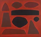 The Red Centre 2003 by John Coburn, 2003, oil on canvas, sold Mar 2015