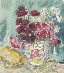 Arnold Shore, Untitled (Still Life) 1949, 1949, oil on canvas on board