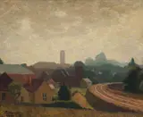 Roland Wakelin, Railway at Ivanhoe 1950