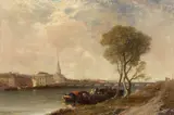 Arthur Joseph Meadows, Untitled (River Scene) 1891-98, 1891-98, oil on canvas