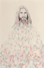Wiking 2009 by Laith McGregor, 2009, biro on paper, sold Mar 2015