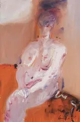 Kevin Connor, Nude 1965, 1965, oil on board
