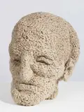 Ewa Jaroszynska, Head (Crowded Heads suite) 1978, 1978, crotched jute
