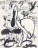 John Olsen, Royal Spoonbill 1973