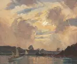 James Ranalph Jackson, Evening, Berrys Bay, Sydney