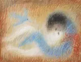 Arthur Boyd, Untitled (Lovers) c1964-65, c1964-65, pastel on paper