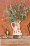 Pierre Bonnard, Bouquet de cheminee (also known as Fleurs sur une cheminee) 1913, 1913, oil on canvas