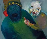 Othello Listening 1988 by Arthur Boyd, 1988, oil on canvas, offered Dec 2014