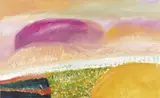 Mount Olga 1984 by Sidney Nolan, 1984, oil on canvas, sold Dec 2014