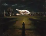 Louise Hearman, Untitled, oil on board