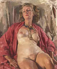 Ivor Hele, The Necklace 1963, 1963, oil on composition board