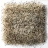 María Fernanda Cardoso, Emu Square 2005, 2005, emu feathers, fibreglass netting, impasto, steel, fabric in perspex box