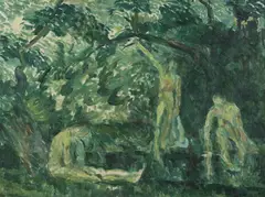 Bathers by John Passmore, oil on canvas, offered Dec 2014